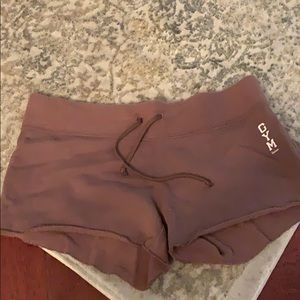 Abercrombie and Fitch brown running shorts